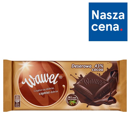 Wawel 43% Cocoa Dark Chocolate 100 g