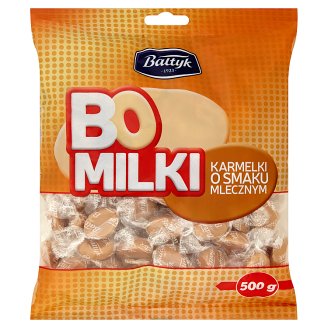 Bałtyk Bomilki Karmelki o smaku mlecznym 500 g