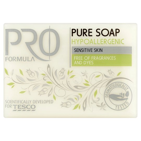 Tesco Pro Formula Szare mydło hipoalergiczne w kostce 200 g