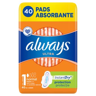 Always Ultra Normal (rozmiar 1) Podpaski ze skrzydełkami x40