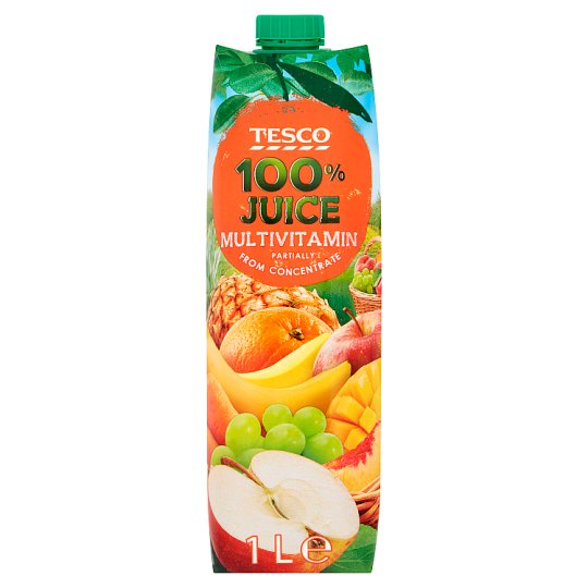 Tesco Multivitamin Sok z owoców i marchwi 1 l