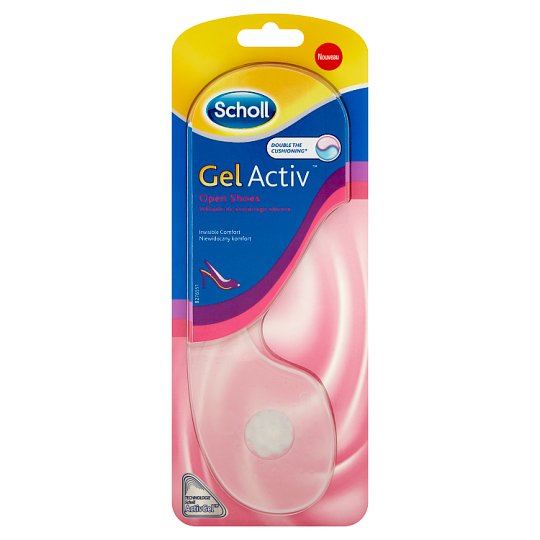 Scholl GelActiv Wkładki do otwartego obuwia rozmiar 35-40.5