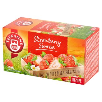 Teekanne World of Fruits Strawberry Sunrise Mieszanka herbatek owocowych 50 g (20 torebek)
