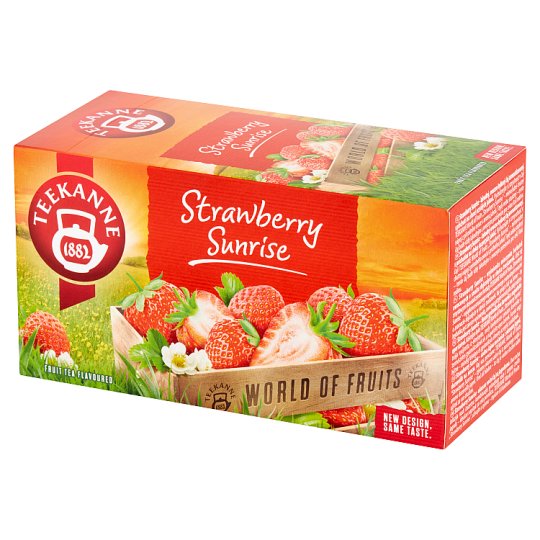 Teekanne World of Fruits Strawberry Sunrise Mieszanka herbatek owocowych 50 g (20 x 2,5 g)