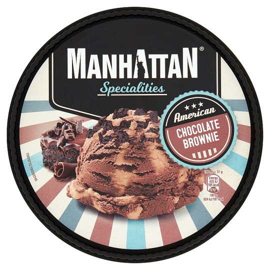 Manhattan Specialities Chocolate Brownie Ice Cream 1000 ml