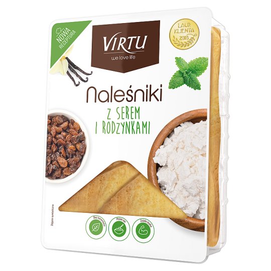 Virtu Naleśniki z serem i rodzynkami 400 g
