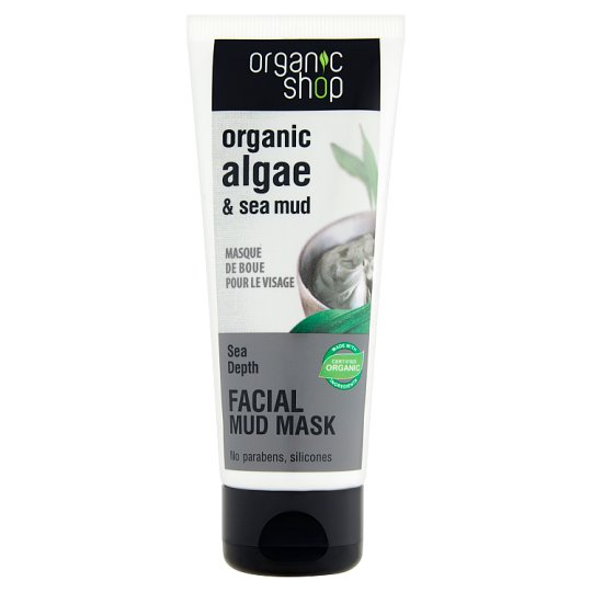 Organic Shop Maska błotna do twarzy Organiczne algi & błoto morskie 75 ml