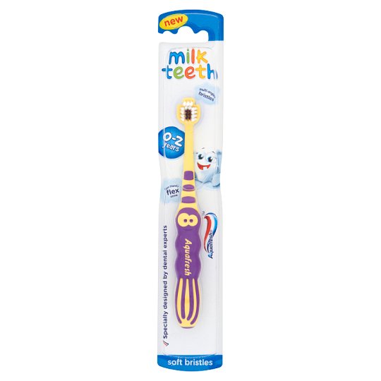 Aquafresh Milk Teeth Szczoteczka do zębów dla dzieci 0-2 lat Soft