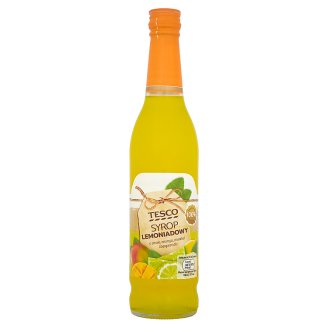 Tesco Syrop lemoniadowy o smaku mango marakui i bergamotki 430 ml