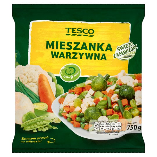 Tesco Vegetables Mix 750 g