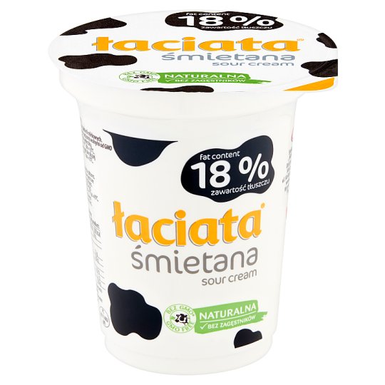 Łaciata Śmietana 18% 330 g
