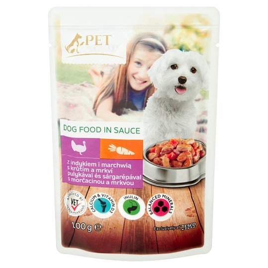 Tesco Pet Specialist Karma dla dorosłych psów z indykiem i marchewką w sosie 100 g