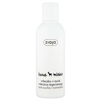 Ziaja Kozie mleko Mleczko + tonik mleczna regeneracja cera sucha i normalna 200 ml