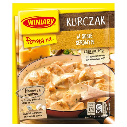 Winiary Pomysł na... Kurczaka w sosie serowym 28 g