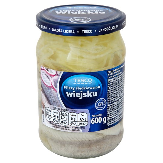 Tesco Filety śledziowe po wiejsku 600 g