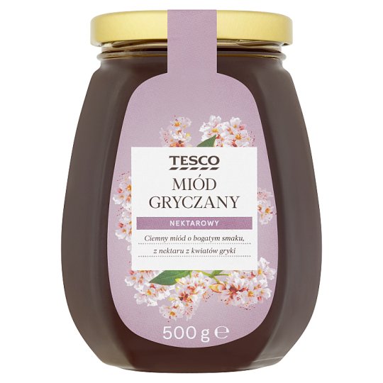 Tesco Miód gryczany nektarowy 500 g