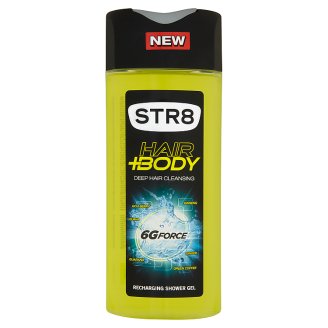 STR8 Hair+Body 6G Force Energetyzujący żel pod prysznic 400 ml