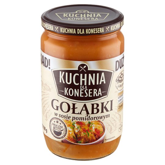 Kuchnia dla konesera Gołąbki w sosie pomidorowym 700 g