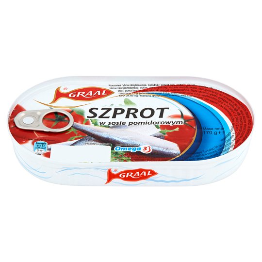 GRAAL Szprot w sosie pomidorowym 170 g
