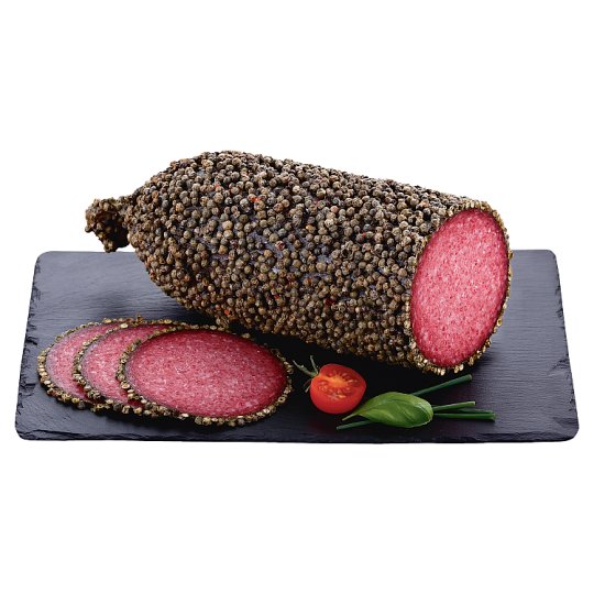 Salami z pieprzem zielonym