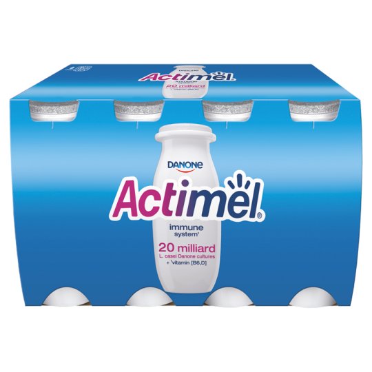 Danone Actimel Mleko fermentowane o smaku klasycznym 800 g (8 x 100 g)