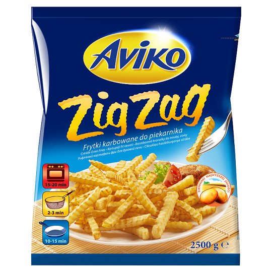 Aviko Zig Zag Crinkle Oven Fries 2500 g