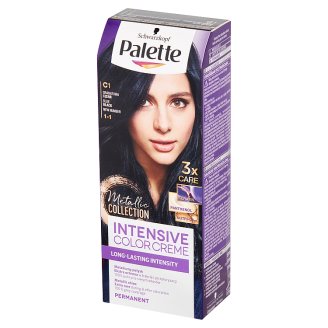 Palette Intensive Color Creme Farba do włosów Granatowa czerń C1