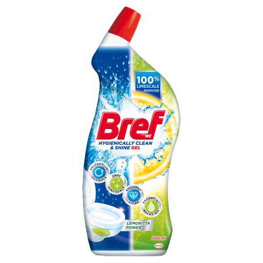 Bref WC Hygienically Clean & Shine Lemonitta Power Środek czyszczący do WC 700 ml