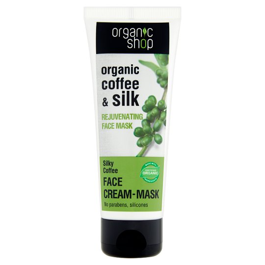 Organic Shop Odmładzający krem-maseczka do twarzy Jedwabista kawa 75 ml