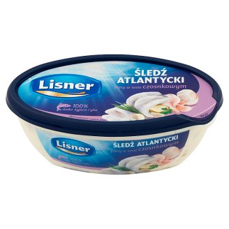 Lisner Filety śledziowe w sosie czosnkowym 280 g