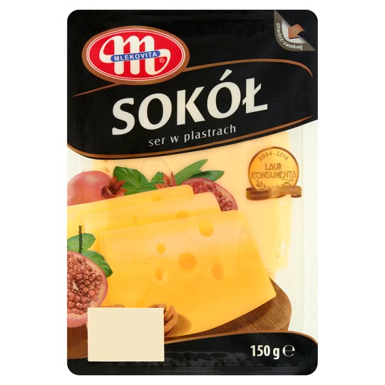 Mlekovita Sokół Sliced Cheese 150 g