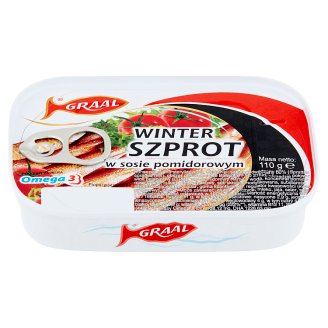 GRAAL Winter Szprot w pomidorach 110 g