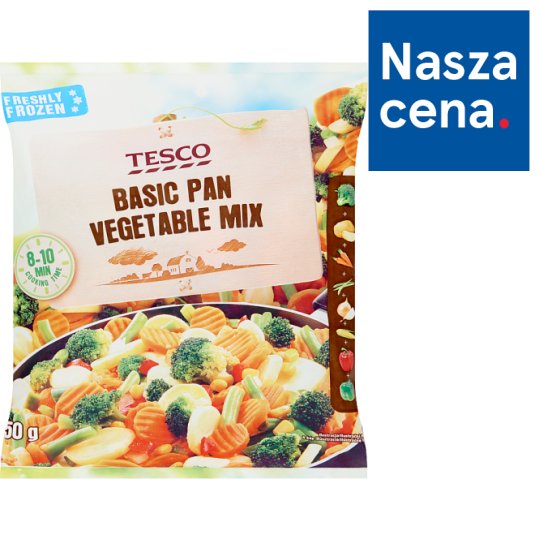 Tesco Basic Pan Vegetable Mix 750 g
