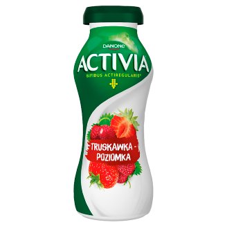 Danone Activia Jogurt truskawka-poziomka 195 g