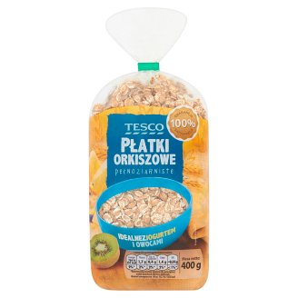 Tesco Płatki orkiszowe pełnoziarniste 400 g