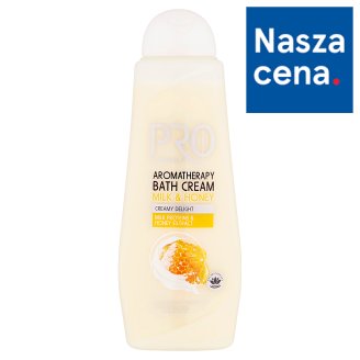 Tesco Pro Formula Milk & Honey Kremowy płyn do kąpieli 750 ml