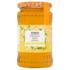 Tesco Impresja Miód lipowy nektarowy 470 g