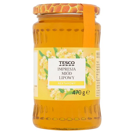 Tesco Impresja Miód lipowy nektarowy 470 g