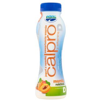 Krasnystaw Calpro Jogurt z wysoką zawartością wapnia morela rokitnik z witaminą D 250 g