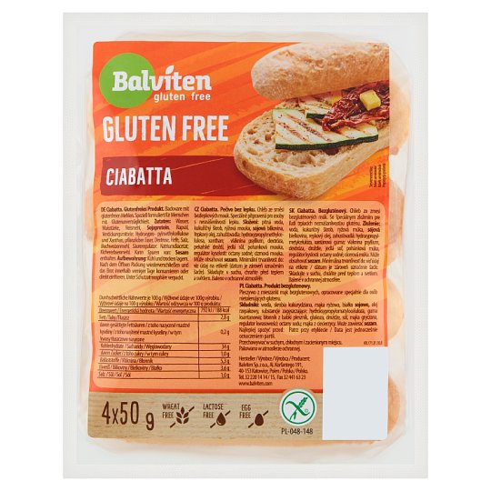 Balviten Ciabatta 4 x 50 g