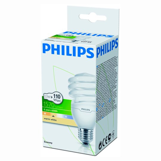 Philips Economy Twister Energy Saving Spiral 23W E27