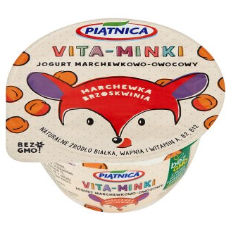 Piątnica Vita-Minki Jogurt marchewka brzoskwinia 125 g