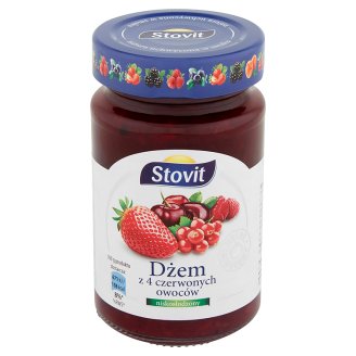 Stovit Dżem z 4 czerwonych owoców niskosłodzony 260 g