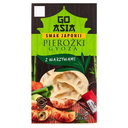 Go Asia Smak Japonii Gyoza Dumplings with Vegetables 230 g