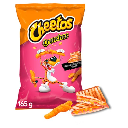 Cheetos Crunchos Chrupki kukurydziane o smaku tosta serowego z szynką 165 g