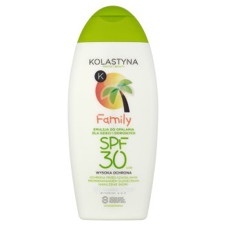 Kolastyna Family Emulsja do opalania dla dzieci i dorosłych SPF 30 250 ml