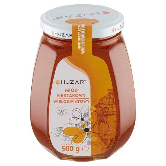 Huzar Miód pszczeli nektarowy wielokwiatowy 500 g