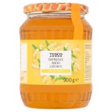 Tesco Impresja Miód lipowy nektarowy 900 g