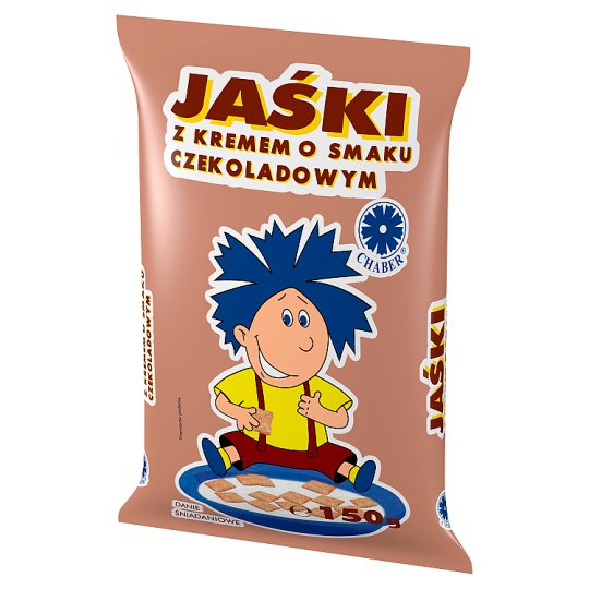 Chaber Jaśki z kremem o smaku czekoladowym Danie śniadaniowe 150 g