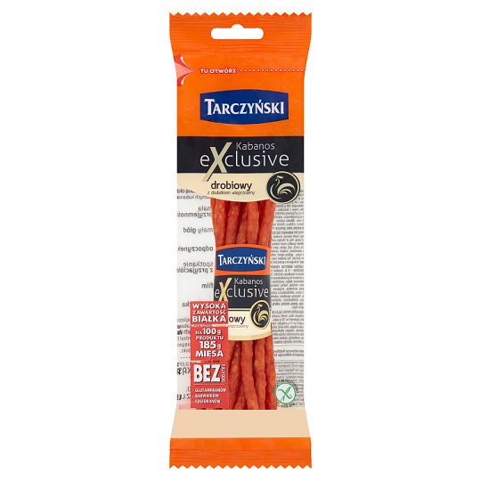 Tarczyński Kabanos Exclusive drobiowy z dodatkiem wieprzowiny 115 g